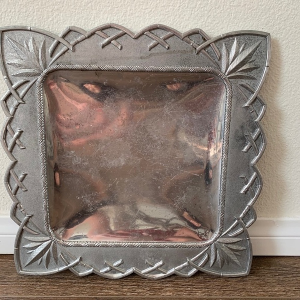 Lenox  Decorative Silver color Square Tray